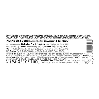 Venchi - Orange Chocolate Cigar - 100g (3.52 oz)