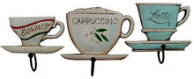 Coffee Cup Set Hanger - Wall Plaque