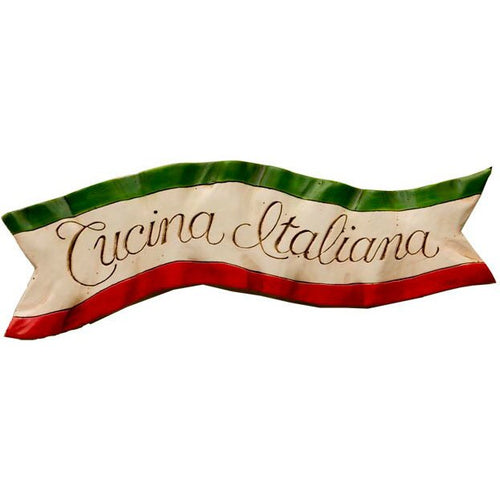 Cucina Italiana Banner - (Italian Kitchen) - Wall Plaque