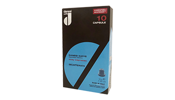 Danesi Decaf Capsules - 10/Bag - Compatible with Nespresso® Machines