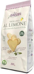 Natisani - Frollino Al Limone - Gluten Free - Vegan - 200g (7.05 oz)
