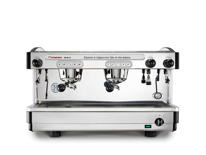 Faema E98 2 Group Automatic Commercial Espresso Machine (Black / Stainless)