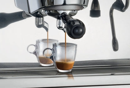 Faema E98 2 Group Automatic Commercial Espresso Machine (Black / Stainless)