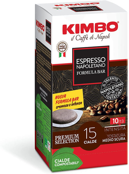 Kimbo - Espresso Napoletano - E.S.E. 15 Pods – Cerini Coffee & Gifts
