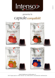 Intenso - Decaf Capsules - 10/Bag - Compatible with Nespresso® Machines