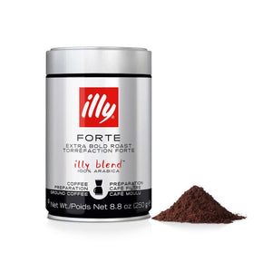 illy - Forte Extra Bold Roast 250gr Can (Drip Grind)