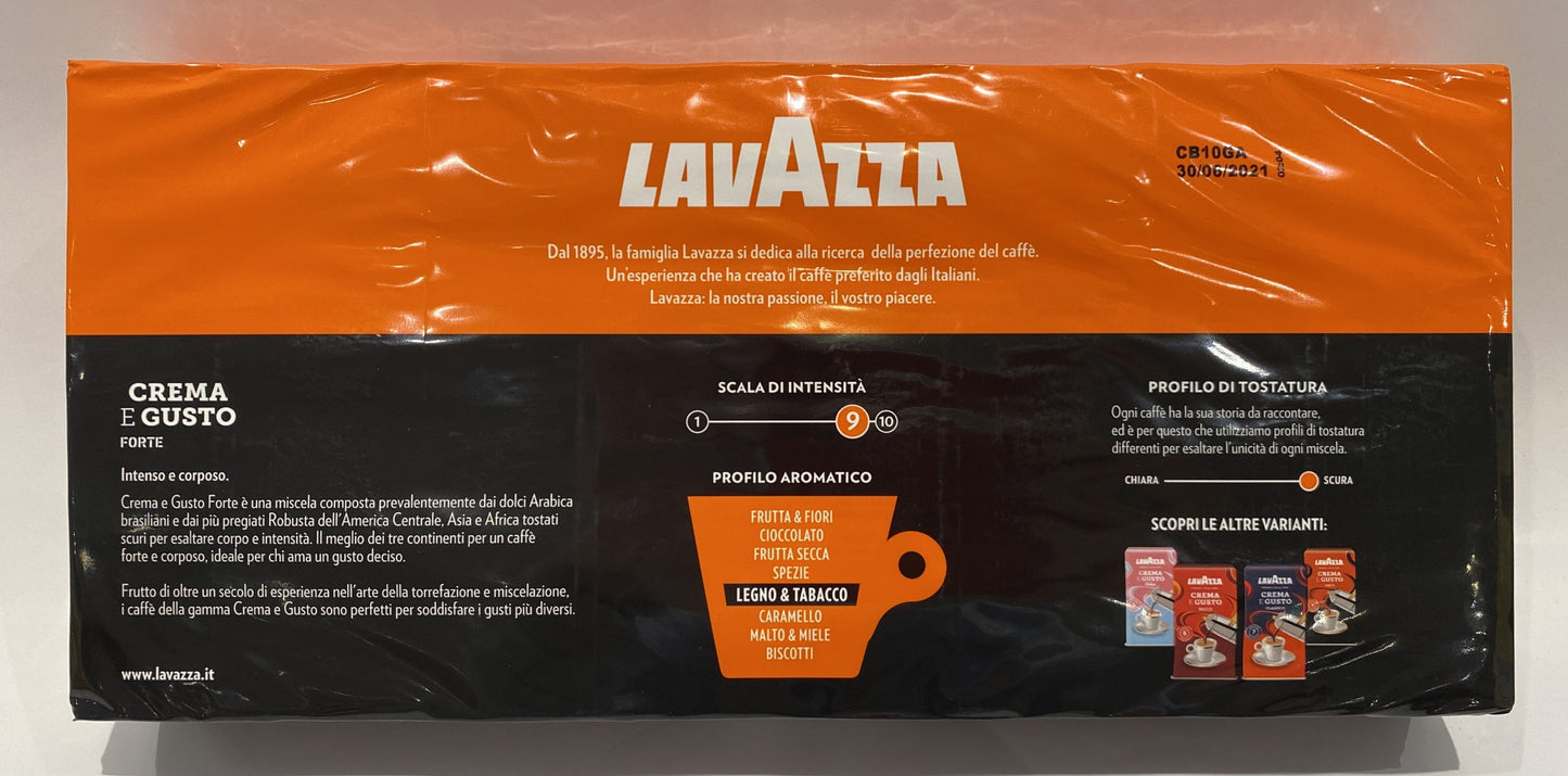 Lavazza - Crema e Gusto - Gusto Forte Blend - Four 8.8oz Bricks (Four Pack)