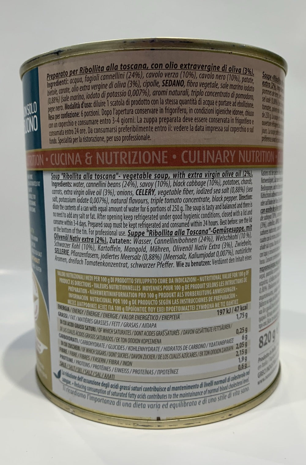 Greci - Ribollita alla Toscana - 820g (28.9 oz)