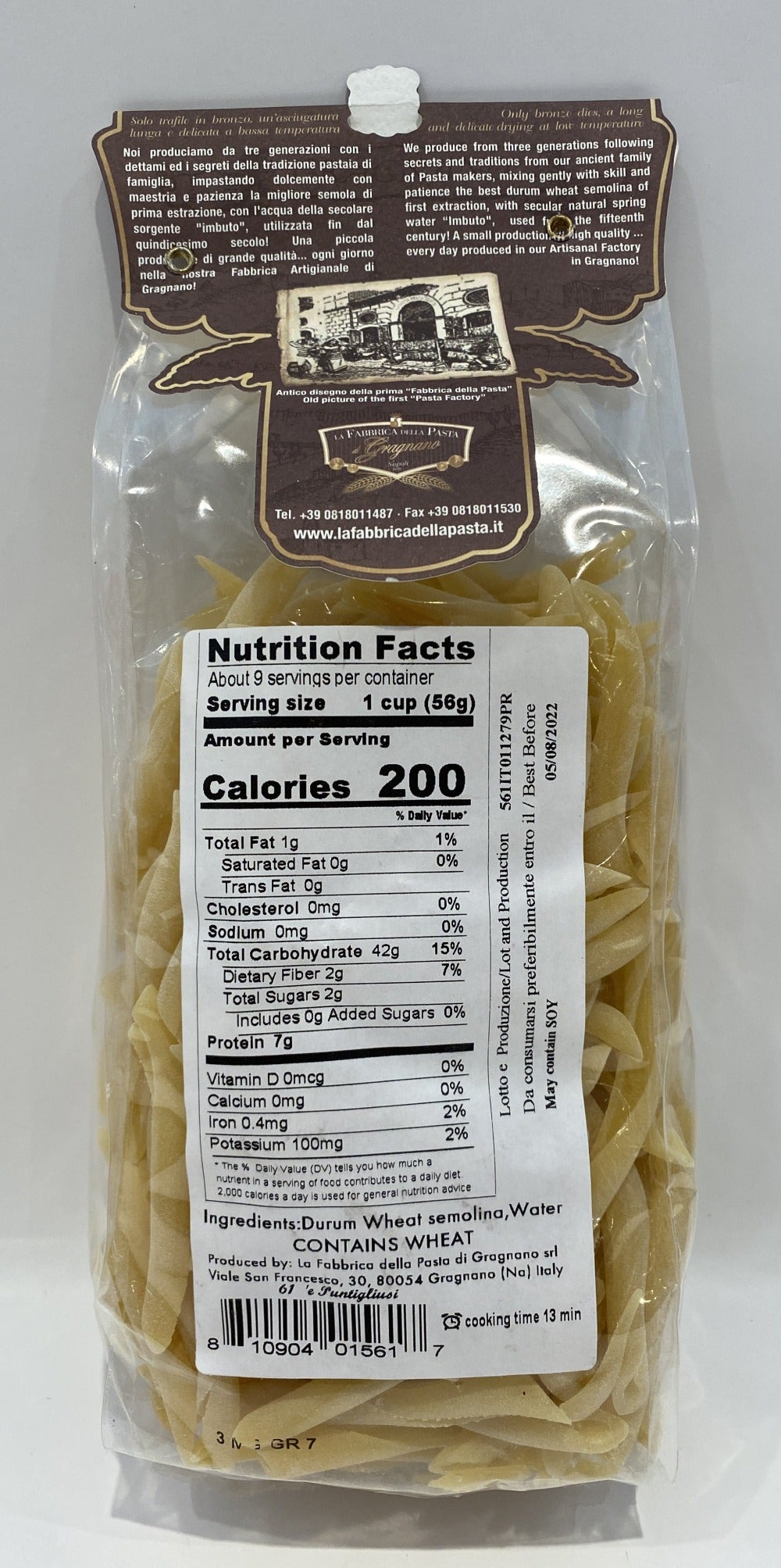 La Fabbrica Della Pasta Di Gragnano - 'e Puntiglius - 17.6 oz