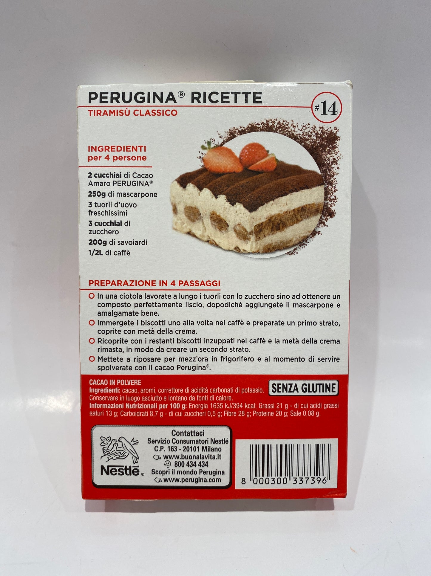 Perugina - Cacao Amaro (Gluten Free) - 75g