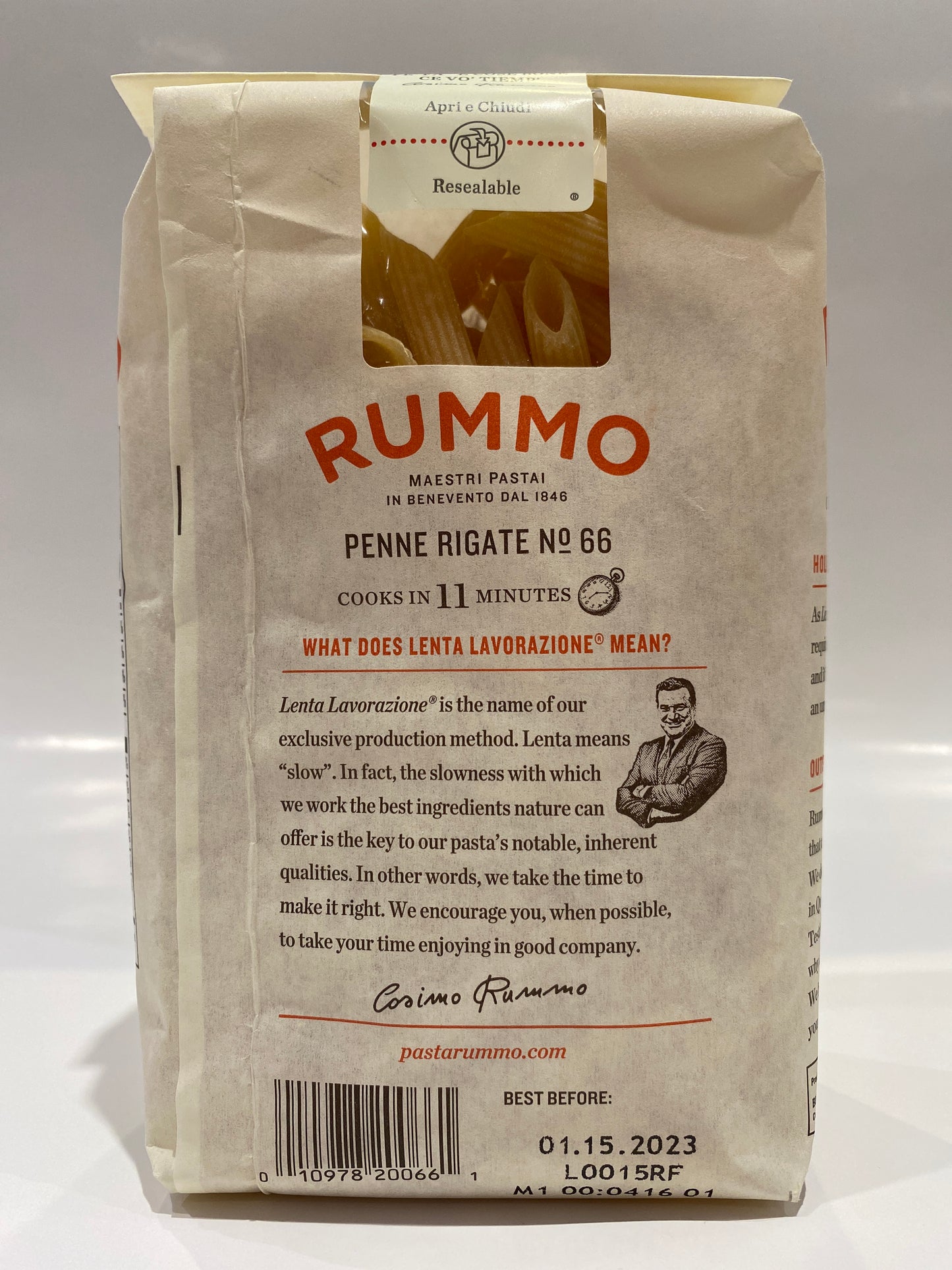 Rummo - Penne Rigate #66 Pasta - 454g (16 oz)