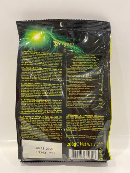 Vergani - Limoncello Dark Chocolate - ( 7.05) oz 200g