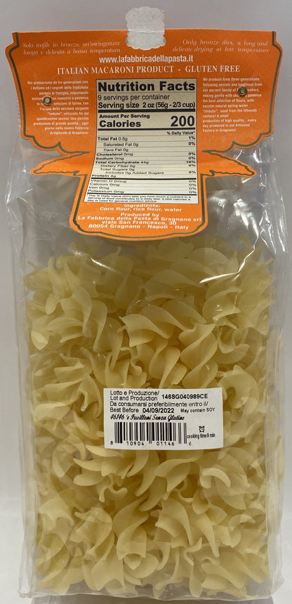 La Fabbrica Della Pasta Senza Glutine - `E Fusilloni Giganti - 17.6 oz