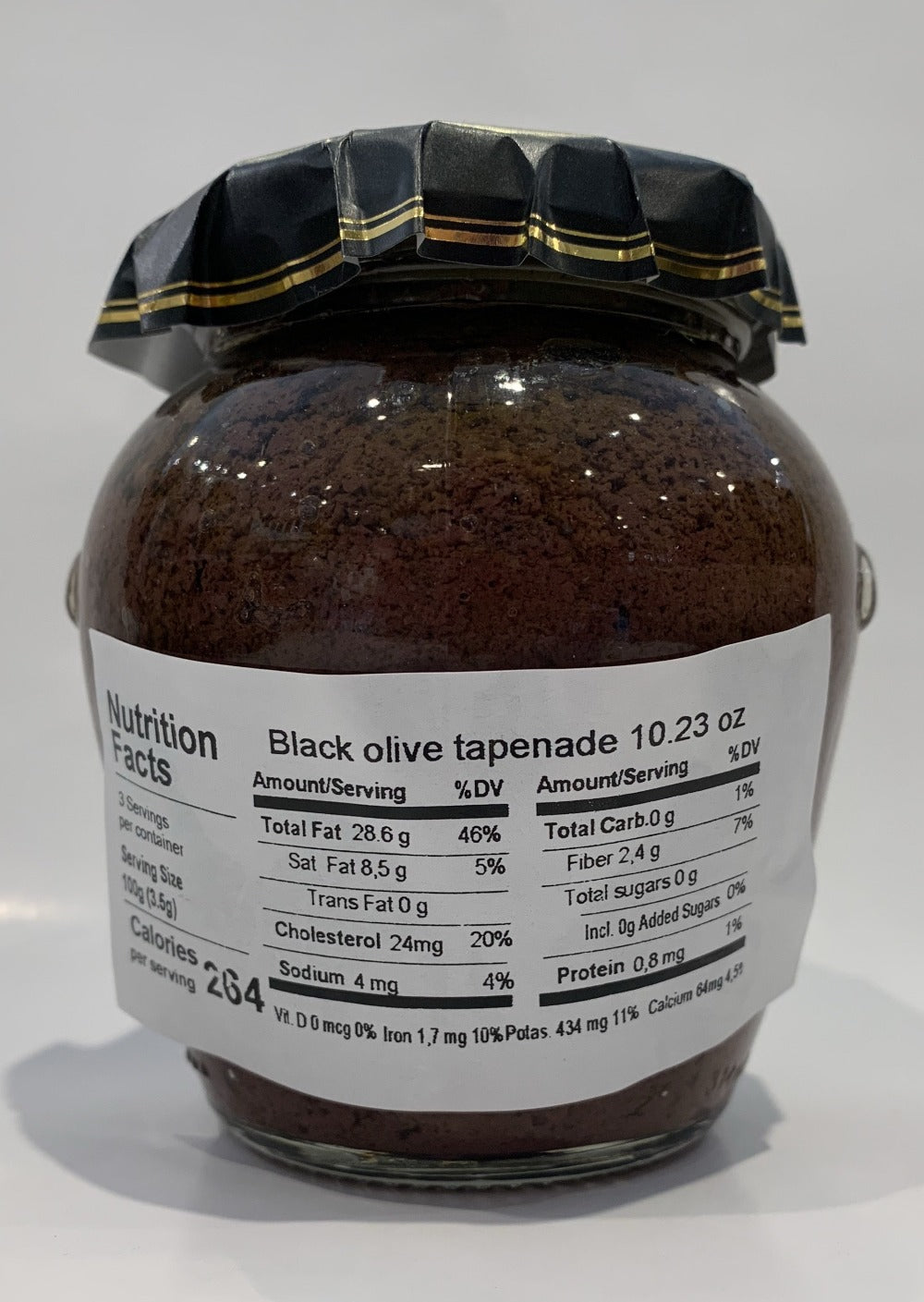 La Cerignola - Black Olive Spread - 340g (10.23 oz)