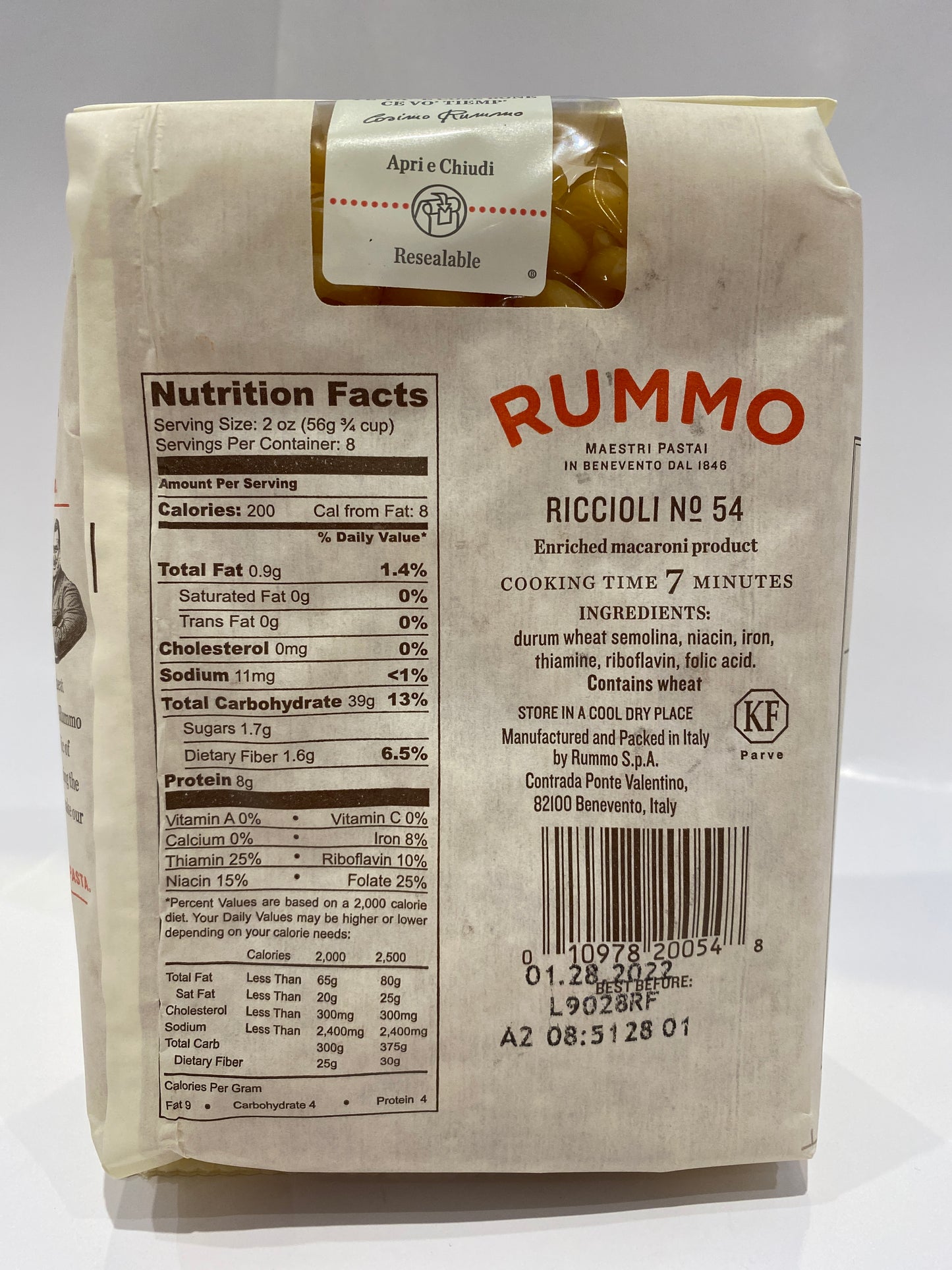 Rummo - Cavatappi #54 Pasta - 454g (16 oz)