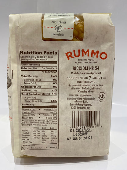Rummo - Cavatappi #54 Pasta - 454g (16 oz)
