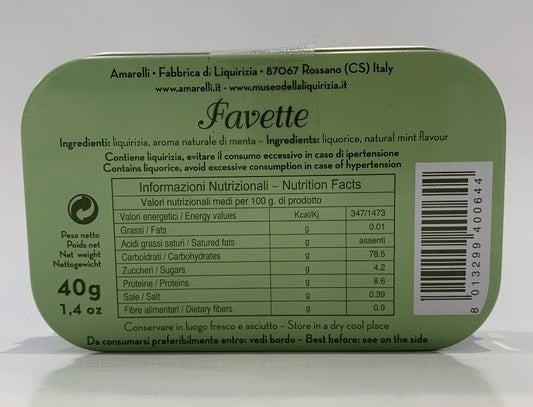 Amarelli - Liquorice Menta - 40g (1.4 oz)