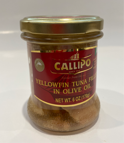 Callipo - Yellowfin Tuna Fillets in Olive Oil - 6 oz