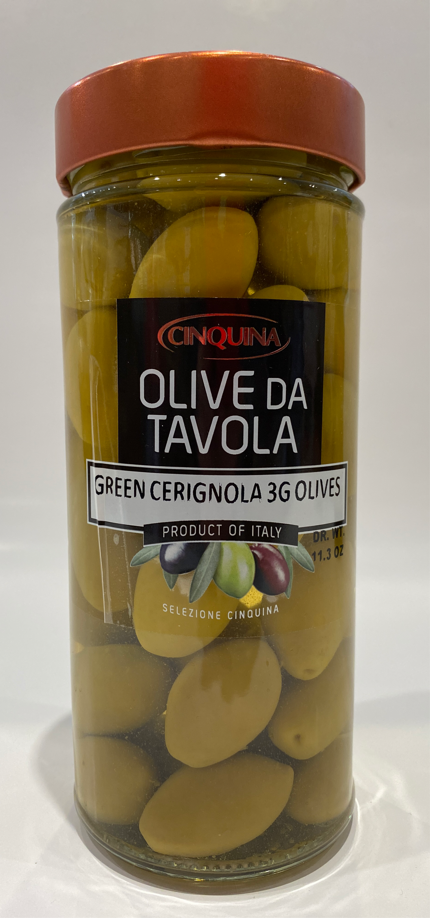 Cinquina - Cerignola Green Olives - 11.03 oz