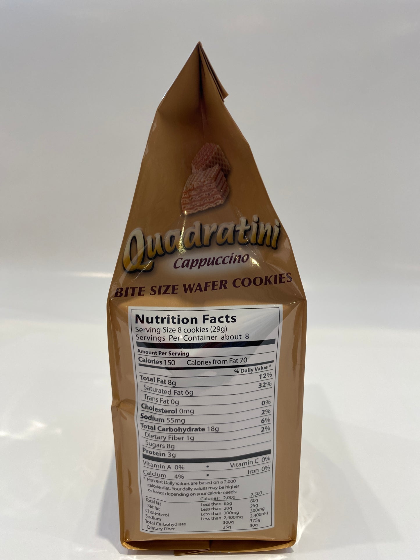 Loacker - Quadratini Cappuccino Wafers - 220g (7.76oz)