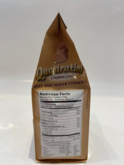 Loacker - Quadratini Cappuccino Wafers - 220g (7.76oz)