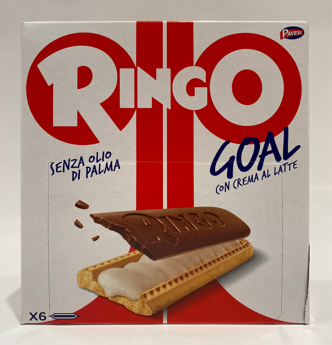 Pavesi - Ringo Goal Con Crema al Latte - 168 Grams (5.92 oz)
