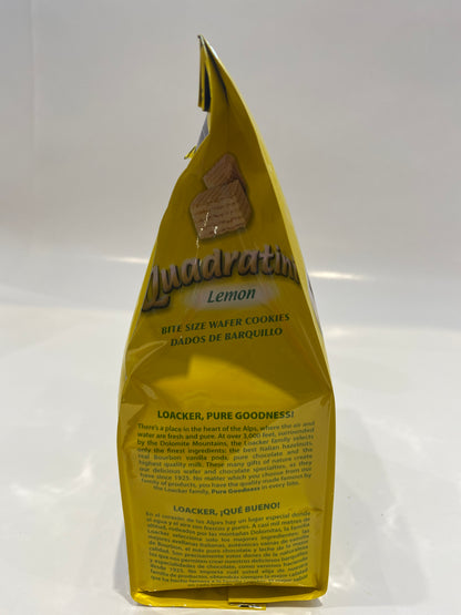 Loacker - Quadratini Lemon Wafers - 250g (8.82oz)