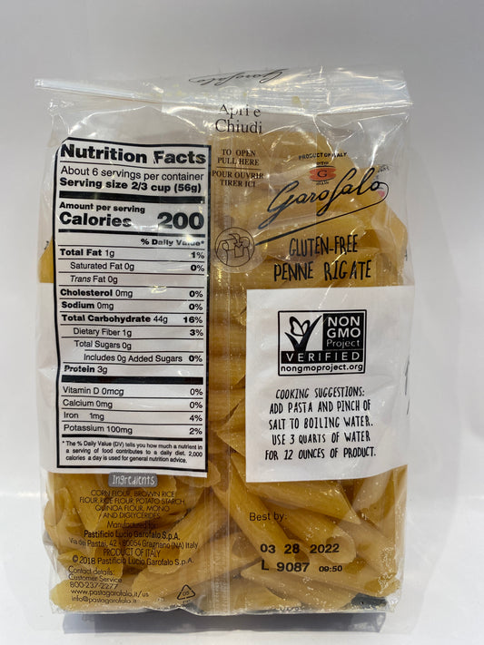 Garofalo - Penne Rigate (Gluten Free) - 12 oz