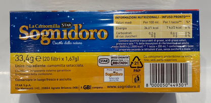 La Camomilla - Sognidoro - Setacciata - 1.2 oz