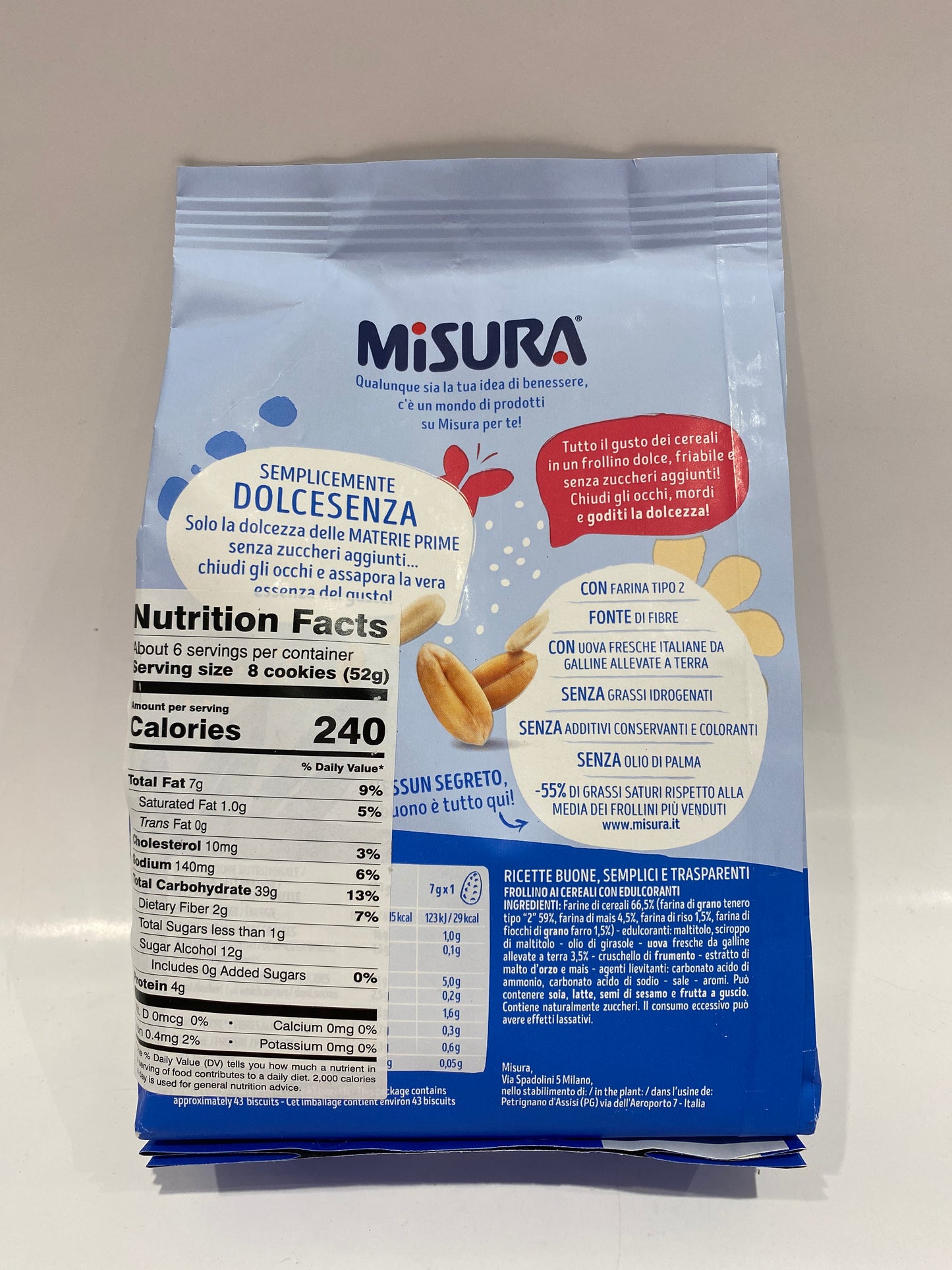 Misura - Dolce Senza Zuccheri Cer - 10.6 oz