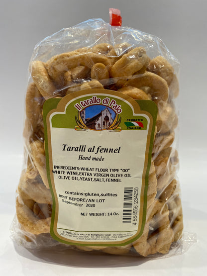 Il Tarallo Di Palo - Taralli Al Fennel - 14 oz