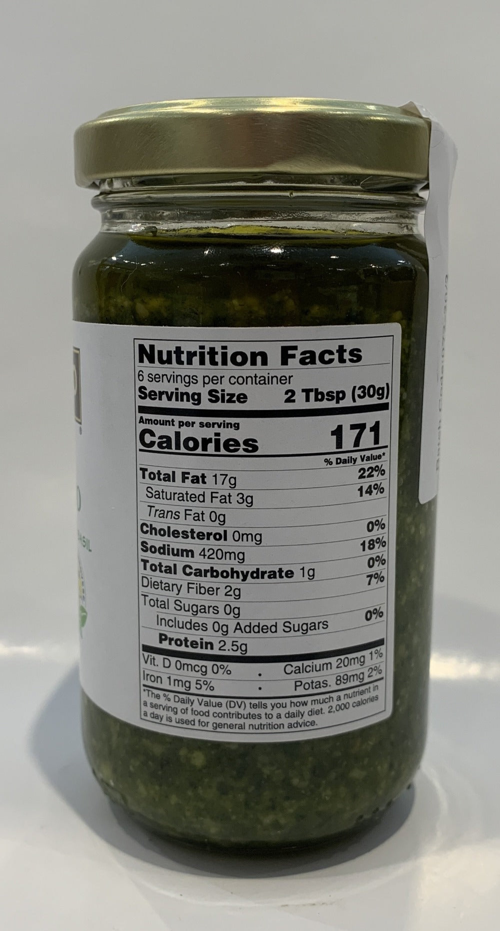 Coluccio - Basil Pesto With Basilico Genovese DOP - 180g (6.35oz)