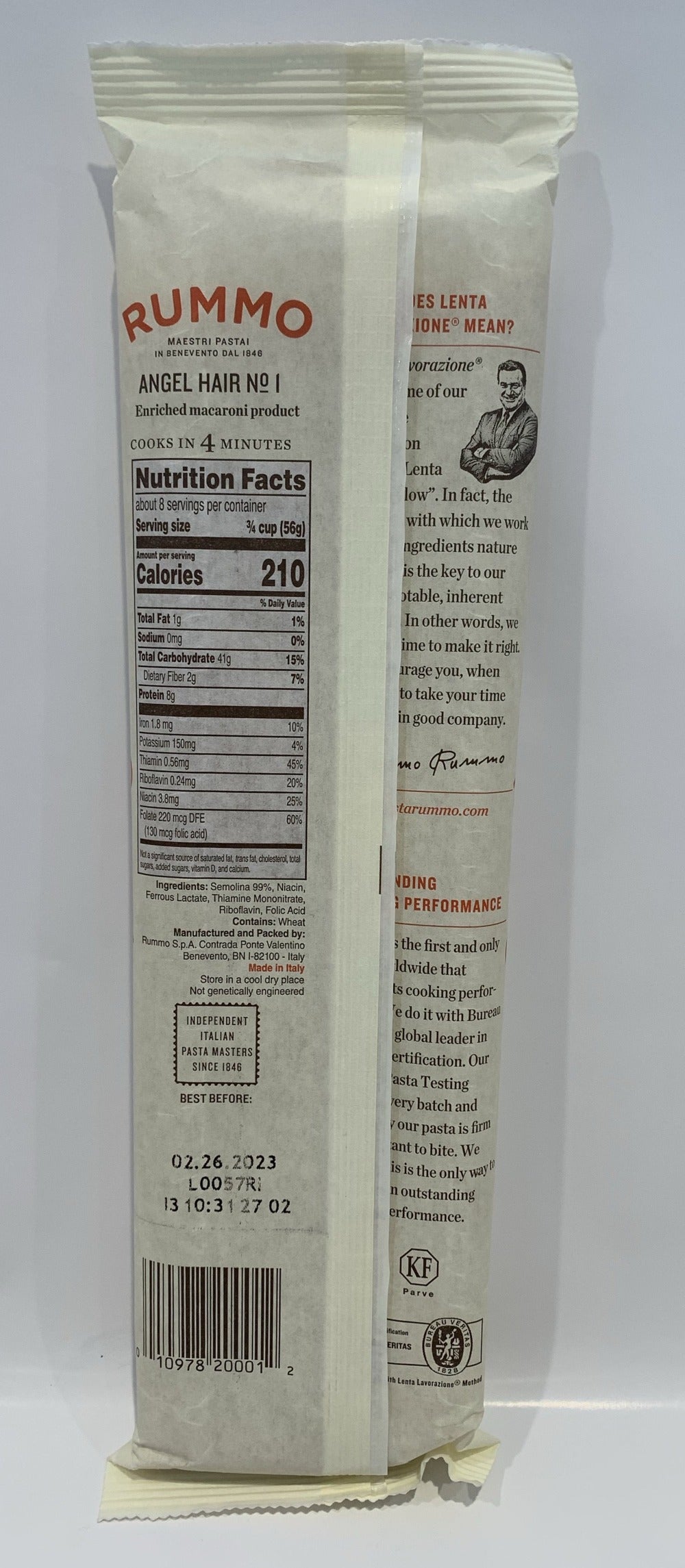 Rummo - Angel Hair #1 - Pasta - 454g (16 oz)