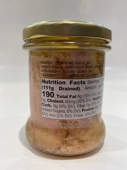 Callipo - Yellowfin Tuna Fillets in Olive Oil - 6 oz