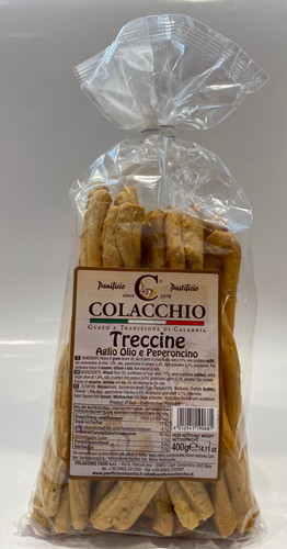 Colacchio - Treccine Aglio Olio E Peperoncino - 14.11 oz