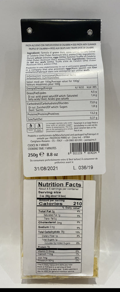 Pirro - Tagliatelle Con Tartufo - 8.8 oz