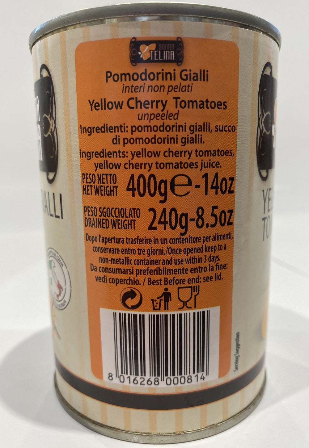 Donna Telina - Pomodorini Gialli - 14 oz