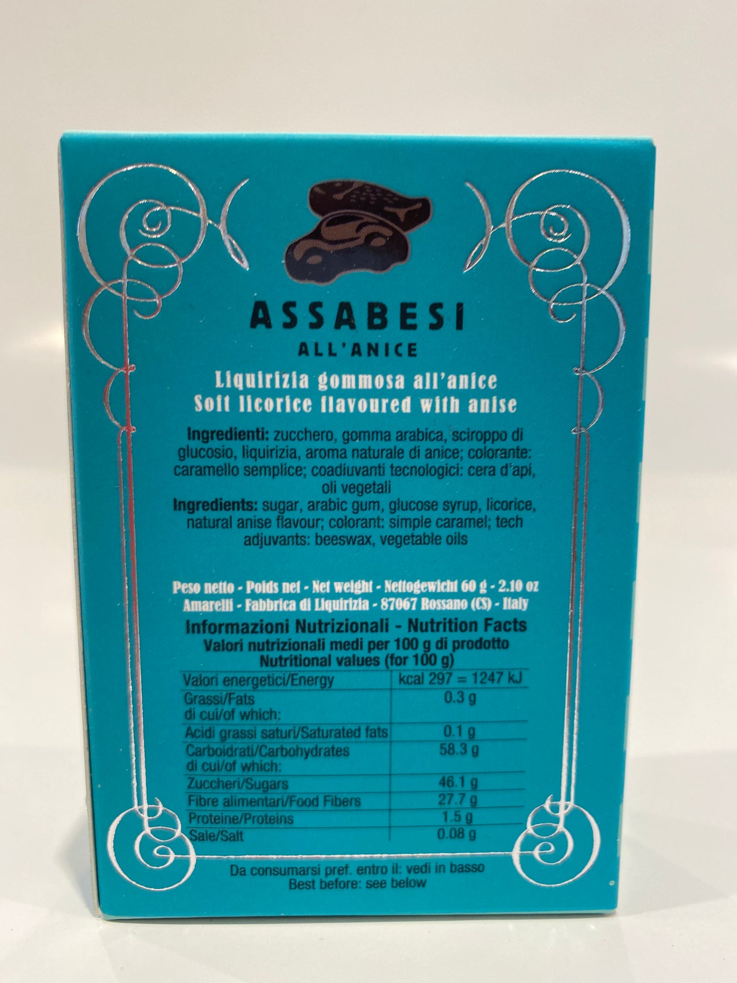 Amarelli - Assabesi Liquirizia All'Anice - 2.10 oz