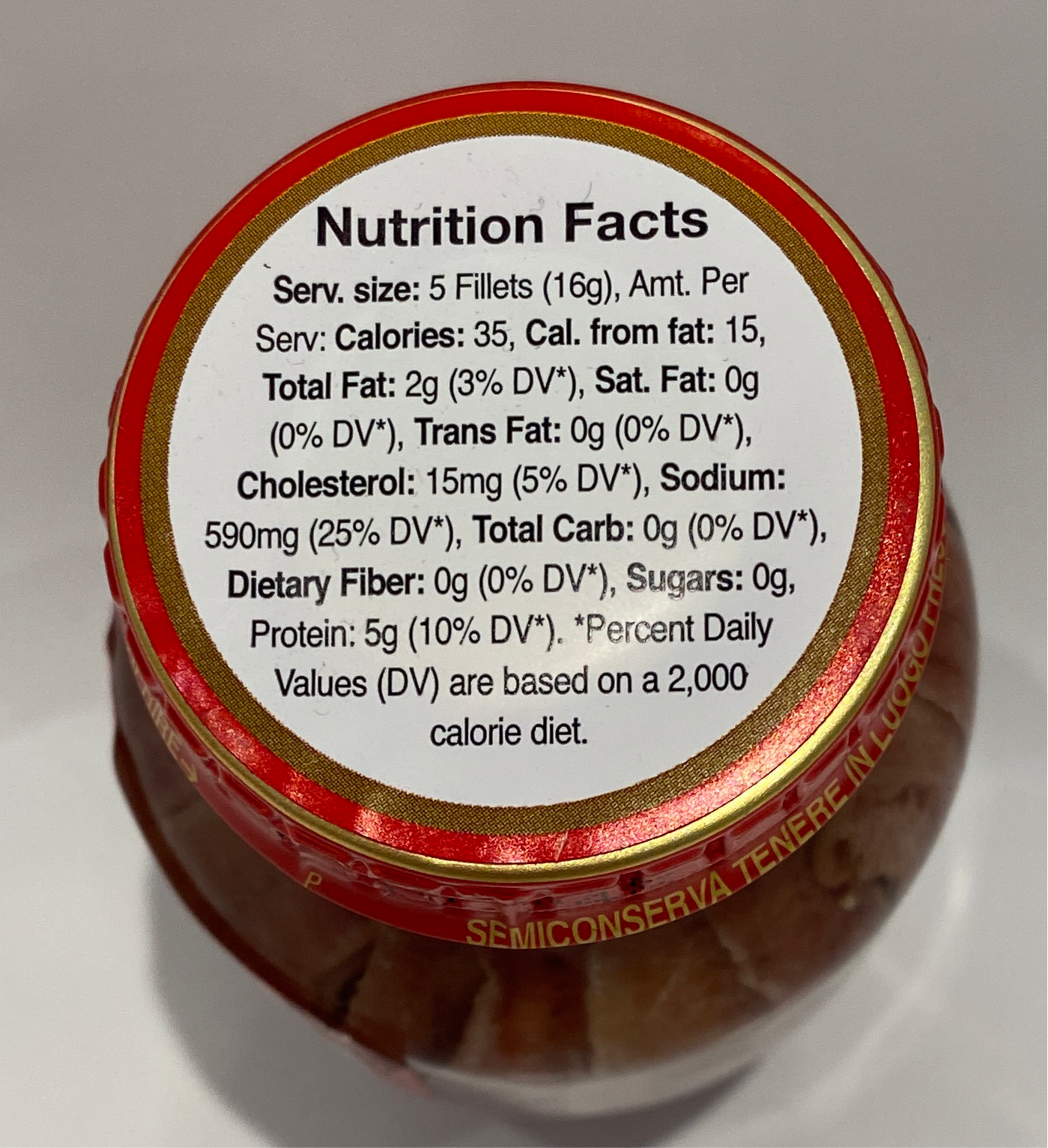 Merro - Flat Fillets of Anchovies - 160g (5.1 oz)