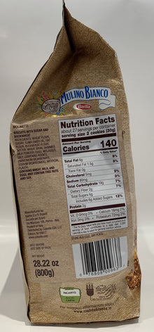 Mulino Bianco - Molinetti Whole Wheat Biscuits - 800g (28.22 oz)