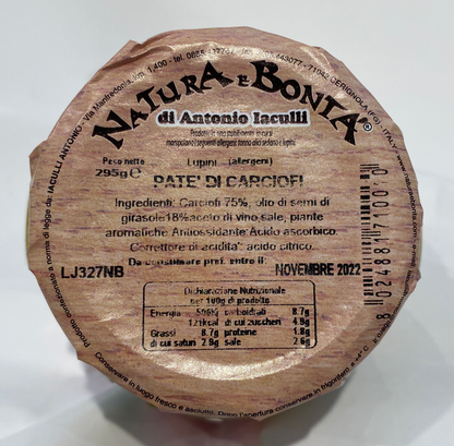 Natura E Bonta` - Pate` Di Carciofi - 10.40 oz