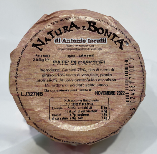 Natura E Bonta` - Pate` Di Carciofi - 10.40 oz
