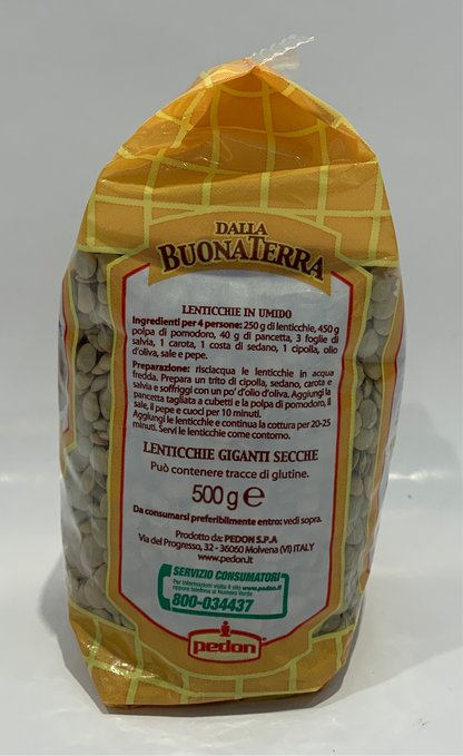 Dalla Buona Terra - Lentils (Big) - 500g (1.1lb)