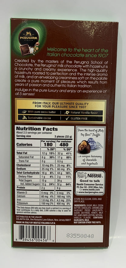 Perugina - Milk Chocolate With Caramelized Hazelnuts - 86g (3 oz)
