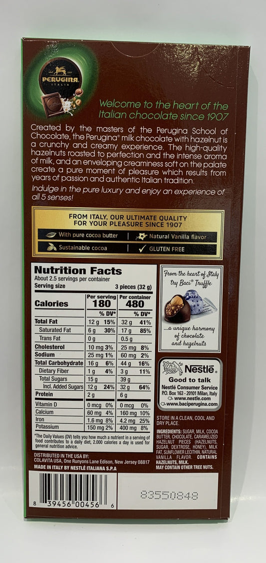 Perugina - Milk Chocolate With Caramelized Hazelnuts - 86g (3 oz)