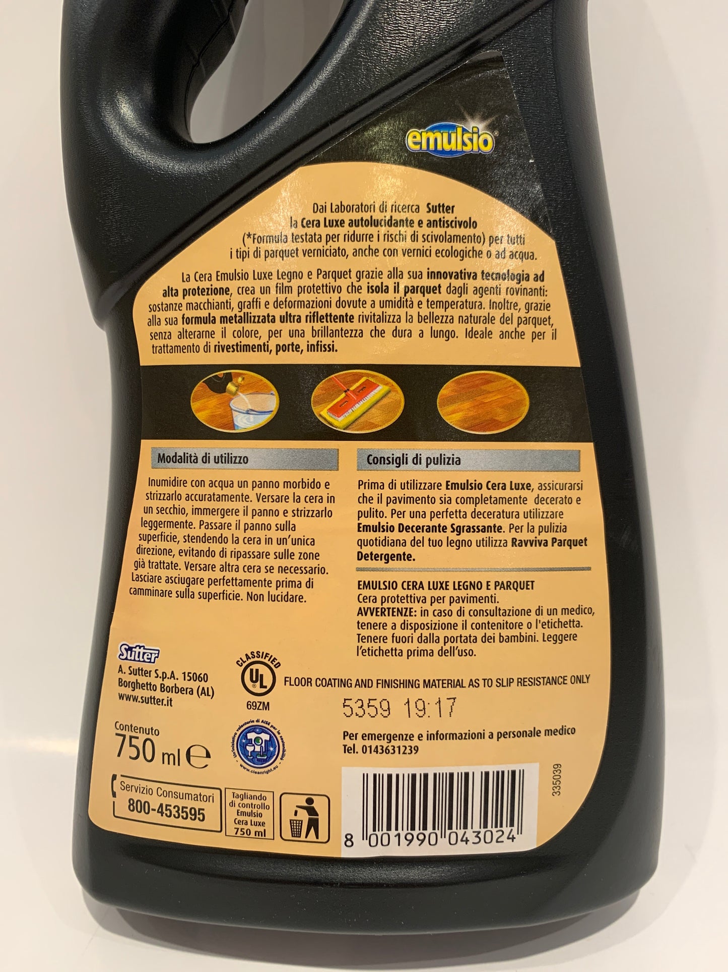 Emulsio Lux Legno e parquet - 750 ml