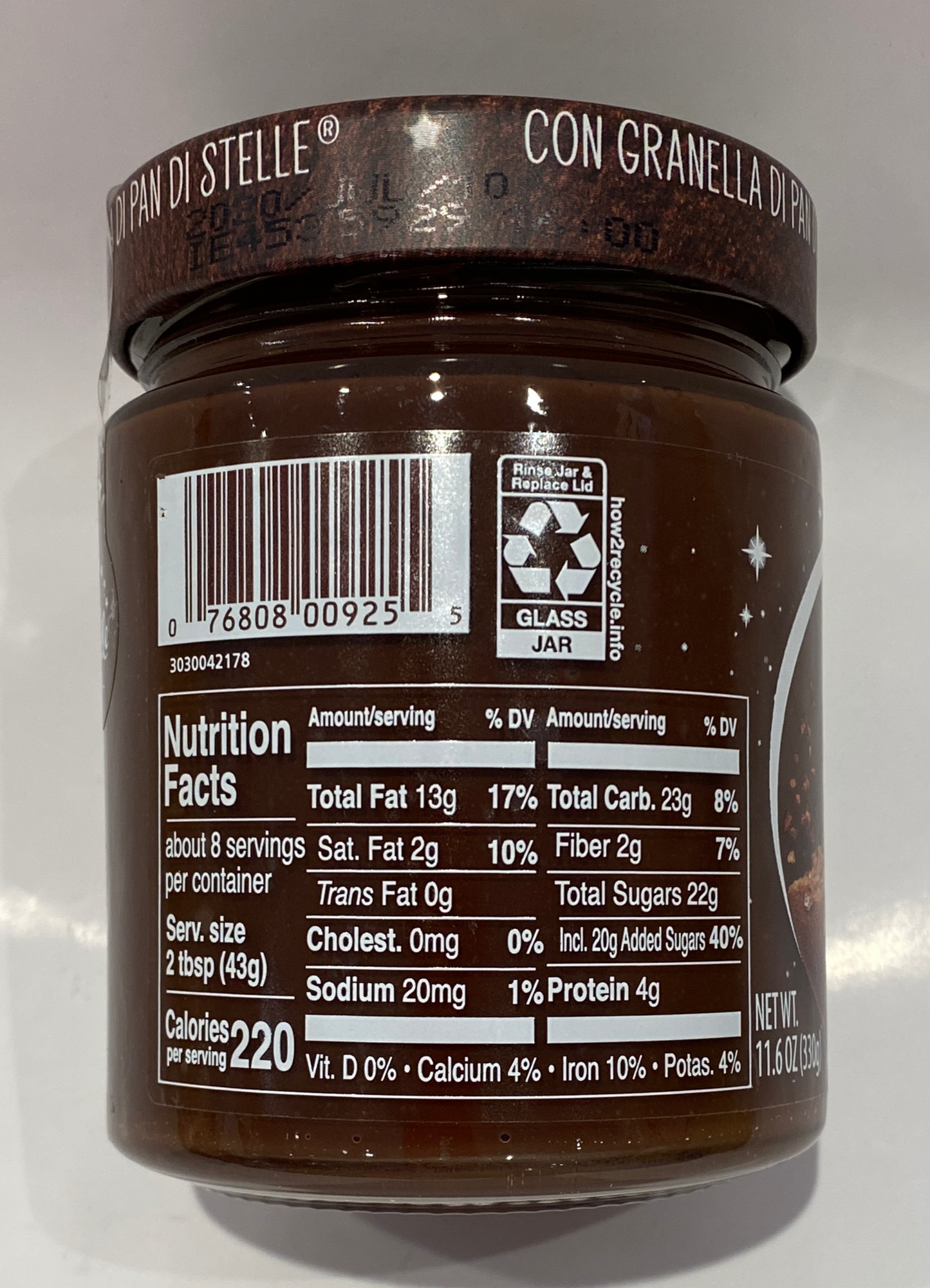 Pan Di Stelle - Cookie Cream - 380g