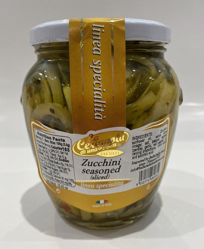 La Cerignola - Zucchini Seasoned - 19.40 oz