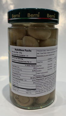 Berni - Funghi Champignon Sottolio - 10.23 oz