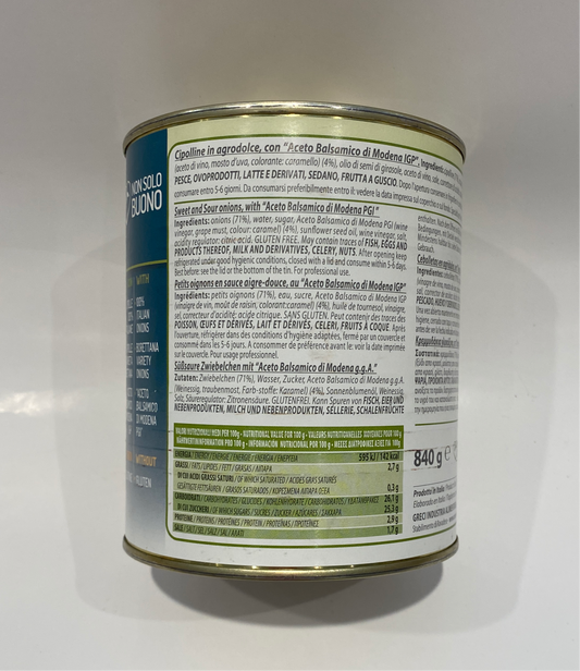 Greci - Cipolline Con Aceto Balsamico Di Modena IGP - 29.6 oz